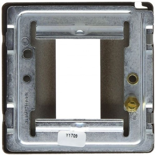 Лицевая панель для одного евромодуля MK Electric 25Х50 mm, K24181TIR, текстурированное железо Лицевая панель для одного евромодуля MK Electric 25Х50 mm, K24181TIR, текстурированное железо